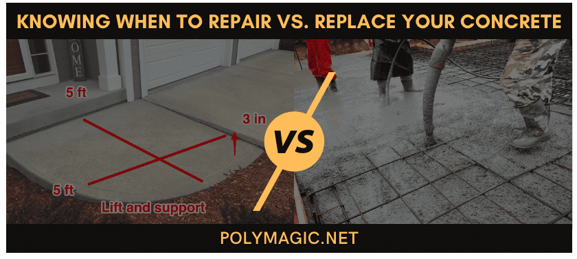 Knowing When to Repair vs. Replace Your Concrete